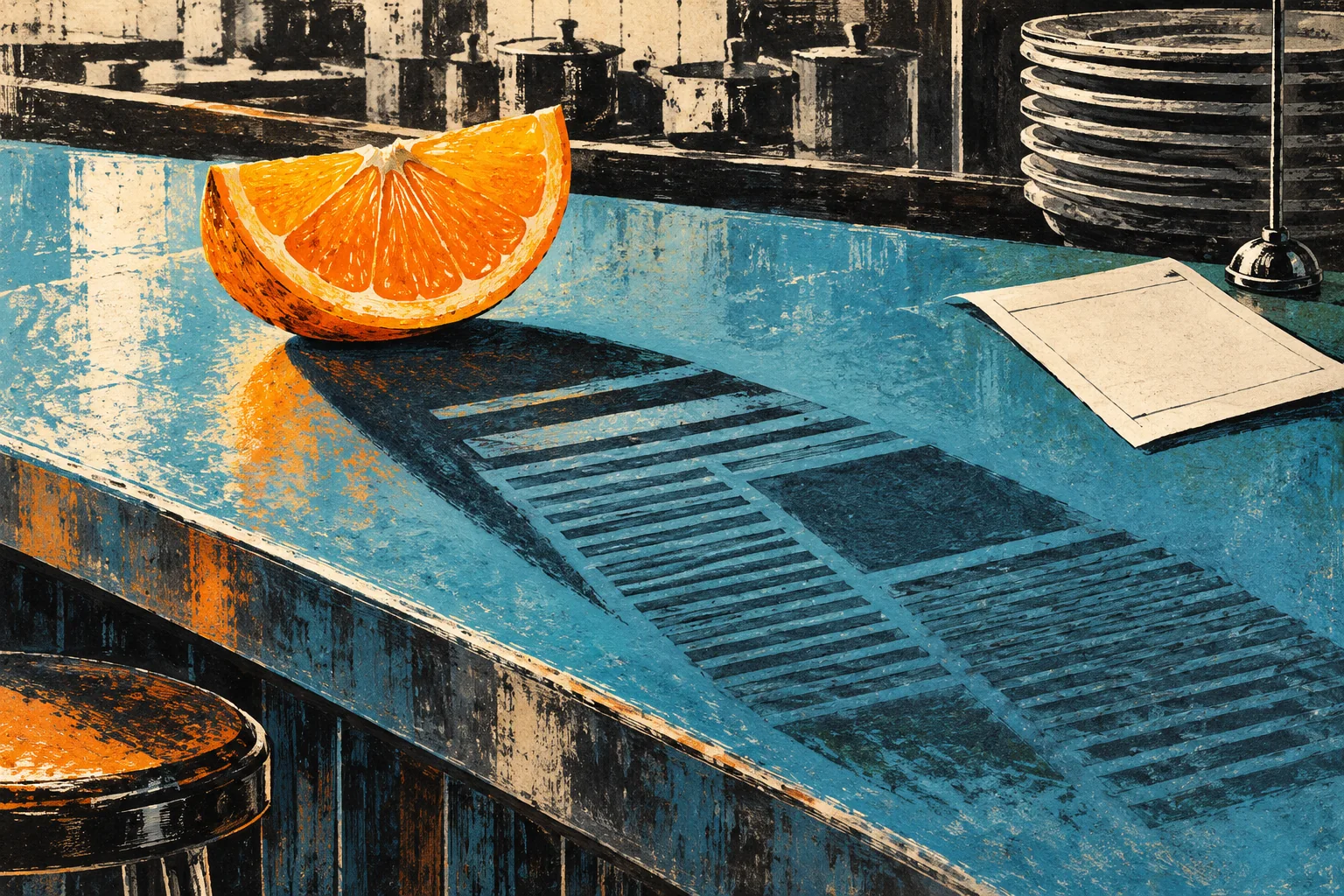 Editorial illustration for Restaurant PR: turn one local detail into a story.